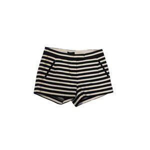 J.Crew Striped Black and White Shorts Size 2